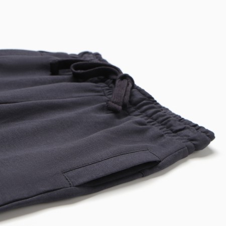 Pants for a boy, dark gray color, height 110 cm-1