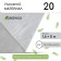 Covering material, 5 × 1.6 m, density 20 g/m², spanbond with UV stabilizer, white, Greengo, economy 30%