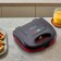 Electric waffle box Kitfort KT-3659, 750 W, Belgian waffles, black-pink