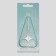 Scissors manicure, narrow, bent, 9.5 cm, silver color