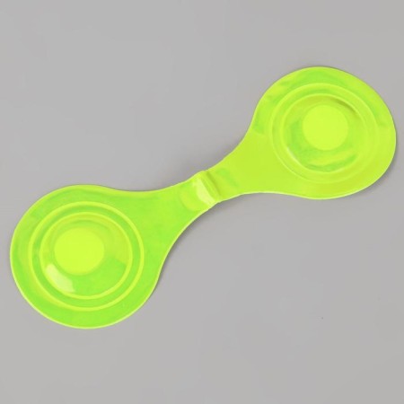 Reflective clip on magnet, 5 × 15 cm, yellow color-1