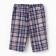 Male pajamas (T -shirt/shorts), blue color/cage, size 56