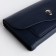 Women's wallet on magnet, blue color
