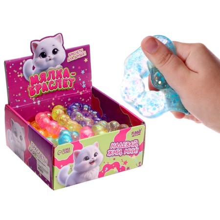 Antistress Squish Maglet "Bracelet", sugar boom mix