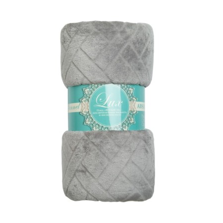 Texrepublic blanket, size 200x220 cm, gray color-1