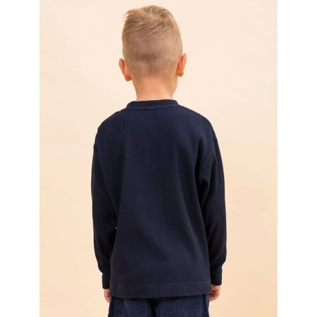 Jumper for boys, height 116 cm, dark blue color-2