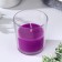 Candle in a smooth glass flavored "mountain lavender", 8.5 cm