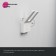 Double IDDIS Slide Sliwt20i41, 75x38x70 mm, white matte