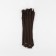 Lightning "Spiral", No. 4, non -proceeding, castle machine, 20 cm, brown color