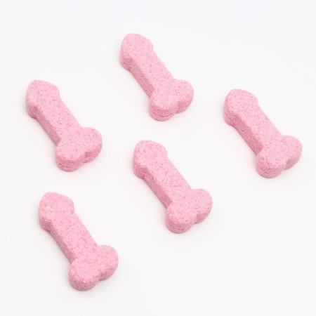 Set of bath bombs Pure happiness “Cool Claim”, 5x30 g, Strawberry aroma, 18+, New Year-3