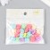 Beads for creativity Plastic "Bear. Pastel Tones" Nr 26 pcs 15 g 1.3x1.3 cm