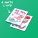 Set of children's tattoos Translations, 4 sheets