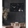 Carty clock is wall-mounted, interior "girl", smooth move, 35 x 57 x 4 cm
