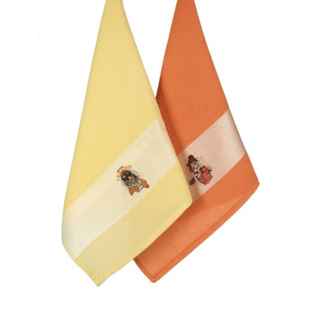 A set of wuffed napkins Diva Afrodita "Tiger", size 40x60 cm, 2 pcs-3