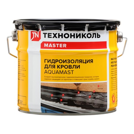 Mastic Bitumen-resin roofing Aquamast, 3kg