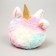 Children's fur bag "Unicorn", 16x3x13 cm