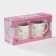 A set of ceramic mugs with spoons "Spring", 2 items: 200 ml, Mix drawing