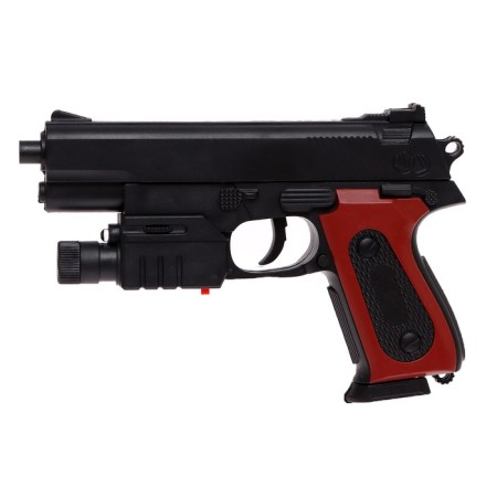 Pneumatic children's pistol "Classic", with a flashlight and a laser-1