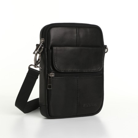 Male bag, Fidelio Largo, black color