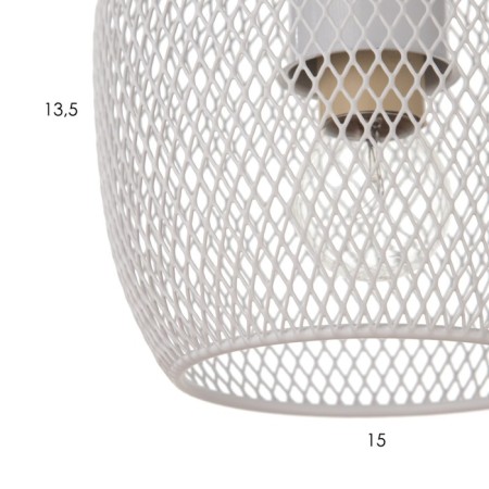 Lamp "Birra" 1xe27 40W white 15x15x100 cm.-4