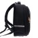 Grizzly frame backpack, 36 x 28 x 20 cm, LED backlight with a key fob, black