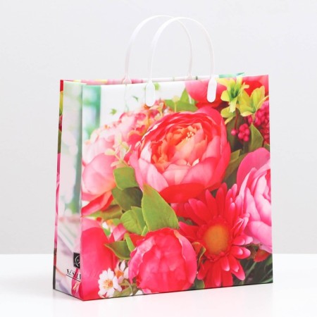 Package "Flower paradise", soft plastic, 30 x 30 cm, 100 μm