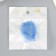Leaves skeletoned for creativity "blue" set 20 pcs h = 6-6.5 cm