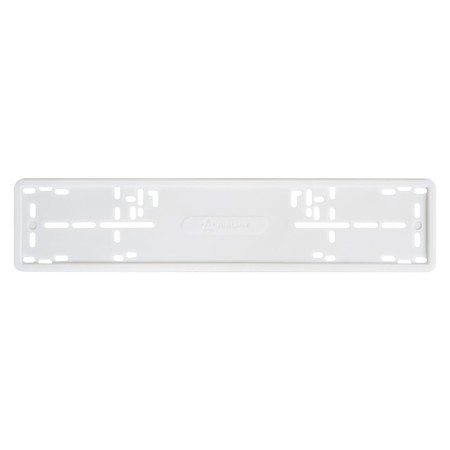 Frame under the license plate, silicone, 1 pc., White Adfc031-3