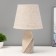 Arisa desktop lamp E14 40W white 20x20x32 cm