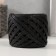 Knitted yarn metallic "snake scales" 100 g (black)