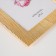 Photo frame metal, glass 13x18 cm "Golden threads" 1.5x16x21 cm