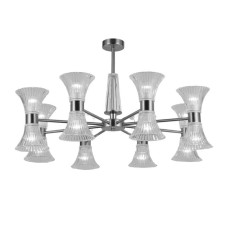 Ceiling light Gerhort G11057/16CR CL, 16x60W, E14, 49x86x86 cm, chromium color