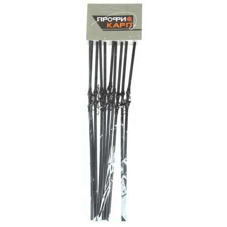 The opposite is straight, 25 cm, the color is black, 10 pcs.-1
