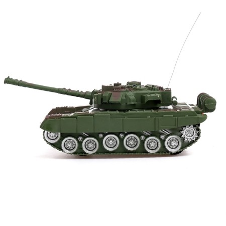 Radio -controlled “Victory” tank, works on batteries, green color-1