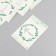 Cardboard "Wreath" set 10 pcs (5 types) 4x6 cm