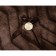 Climeninine bedspread, size 160x220 cm, chocolate color