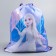 A bag for shoes 420 x 350 mm, cold heart "Anna and Elsa" (soft polyester, density 210d)