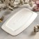 Rectangular BEIGE dish, 31 × 18 cm, beige color