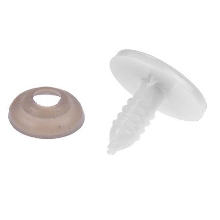 Screw eyes with plugs, set 4 pcs, size 1 pc: 1.85 × 1.5 cm-1