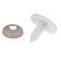 Screw eyes with plugs, set 4 pcs, size 1 pc: 1.85 × 1.5 cm