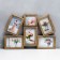 Photo frame plastic in 6 photos 10x10, 10x15 cm "Browned lines" Dark gold 33x48 cm