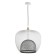Bayerlux lamp "Maura" E27 40W white-black 40x40x32-132cm