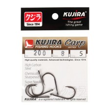 Carp hooks Kujira Carp 200, BN color, No. 8, 5 pcs.