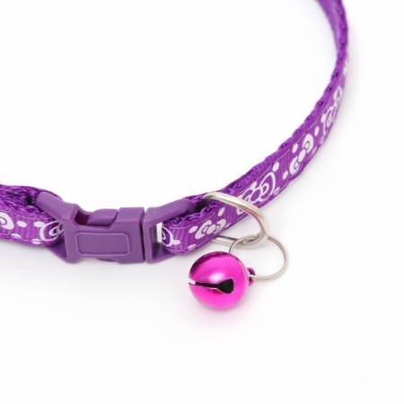 Two -layer collar with Fasteks "Bows", 30 x 1 cm, mix of flowers-2