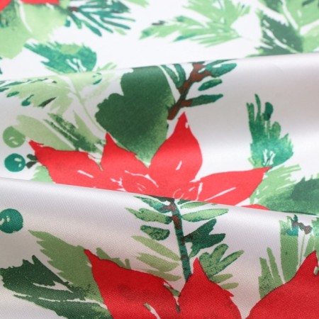 The tablecloth "SHRISTMAS FLOWERS" 145x220 cm, 100% p/e-2
