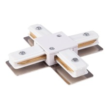 Коннектор X-образный для шинопровода Elektrostandard, Track Rail WH Surface, 106х106х17 мм, цвет белый