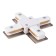 Connector X-shaped for the tire pipeline Elektrostandard, Track Rail Wh Surface, 106x106x17 mm, white color