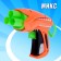 Pistol "Defender" shoots soft bullets, MIX color