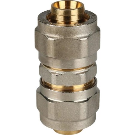 Connecting coupling stout SFS-0005-000020, D = 20 x 20 mm, for metal-plast. pipes, screw-1