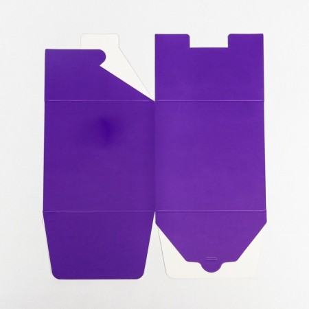 The box is folding, square, purple, 12 x 12 x 12 cm,-3